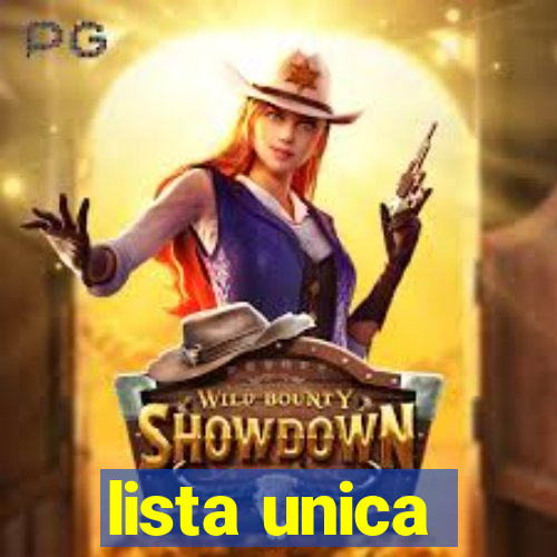 lista unica